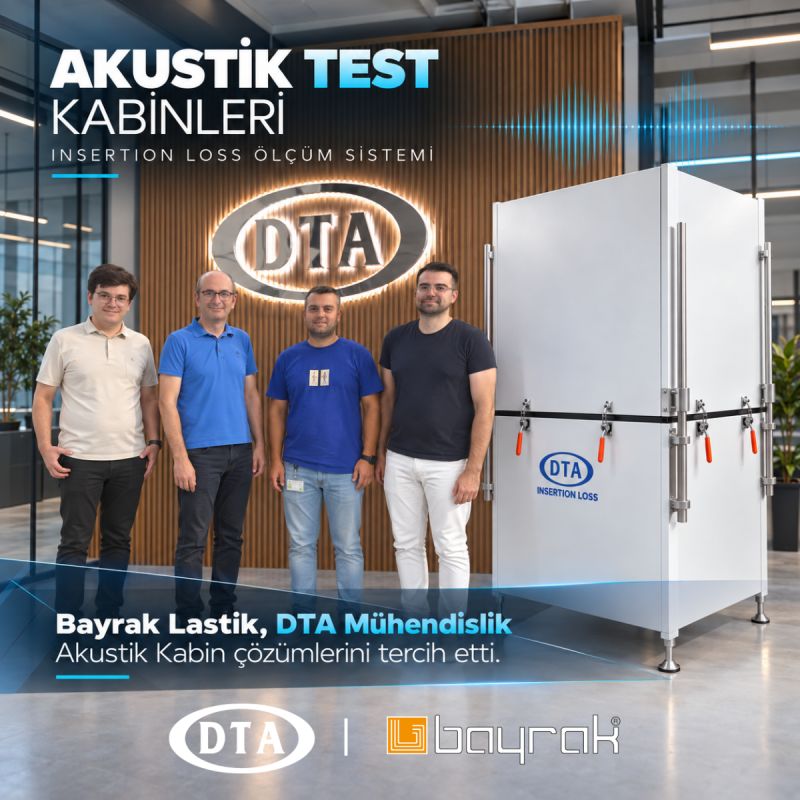 Bayrak Lastik, Ar-Ge ve test altyapısını güçlendirmek adına DTA Mühendislik Insertion Loss Ölçüm Kabini’ni tercih etti